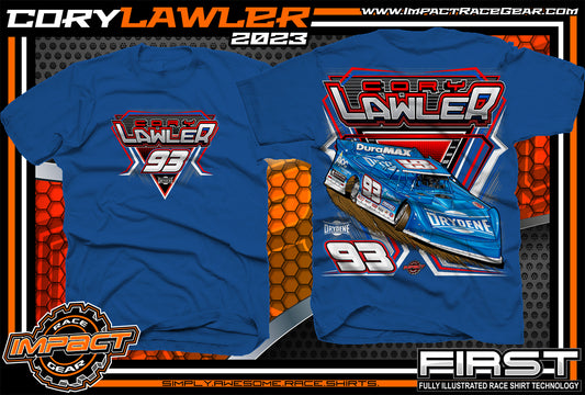 Cory Lawler 93 Tee Shirt - Blue
